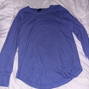 purple Long Sleeve Top